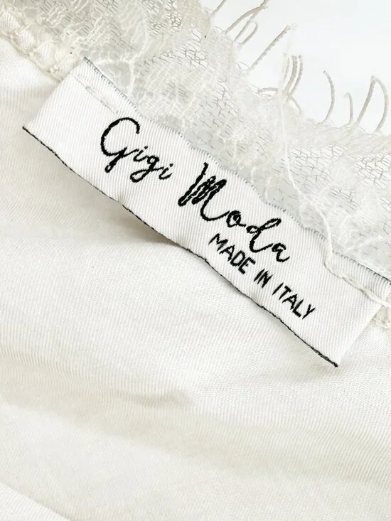 GIGI MODA DEMI CAMI LACE IN CREAM O/S - Picture 4 of 7